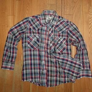 Vtg Sutton Place Men's Western Shirt Small